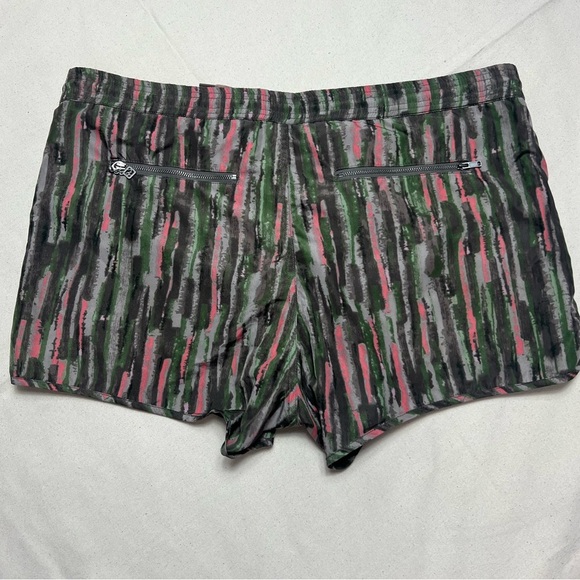 MARC BY MARC JACOBS Taupe & Olive Print Polyester Drawstring Swim Trunks - Picture 3 of 4